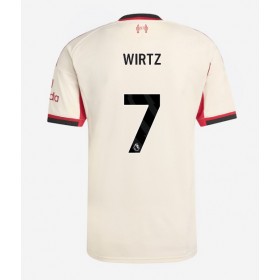 Pánské fotbalový oblečení Liverpool Florian Wirtz #7 Venkovní košile 2025-26 Krátkým Rukávem